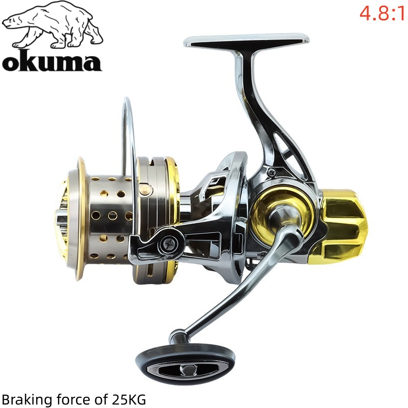 Reel Pancing OKUMA 8000-14000, - Daiwa Reel Bg ulasan dan harga