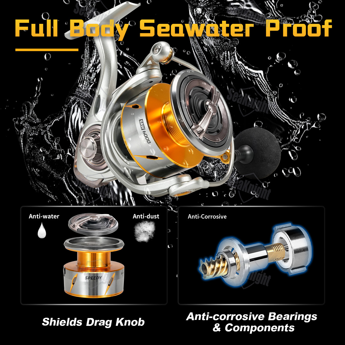 Reel Pancing Air Laut SeaKnigh - Daiwa Reel Bg ulasan dan harga