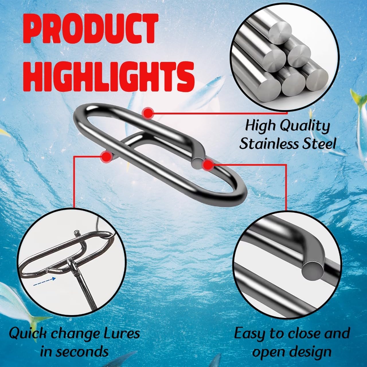 Kit Snap Pancing 9KM 110pcs Kl - Fishing Lure Accessories ulasan dan harga