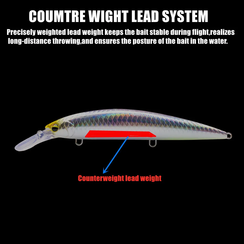 GREENSPIDER umpan pancing bera - Fishing Lure Jerkbait ulasan dan harga