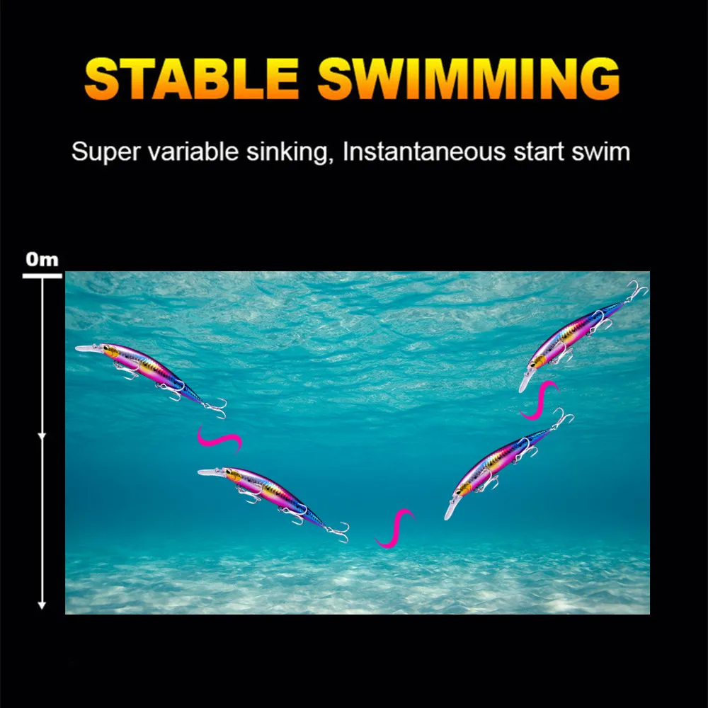 GREENSPIDER umpan pancing bera - Fishing Lure Jerkbait ulasan dan harga